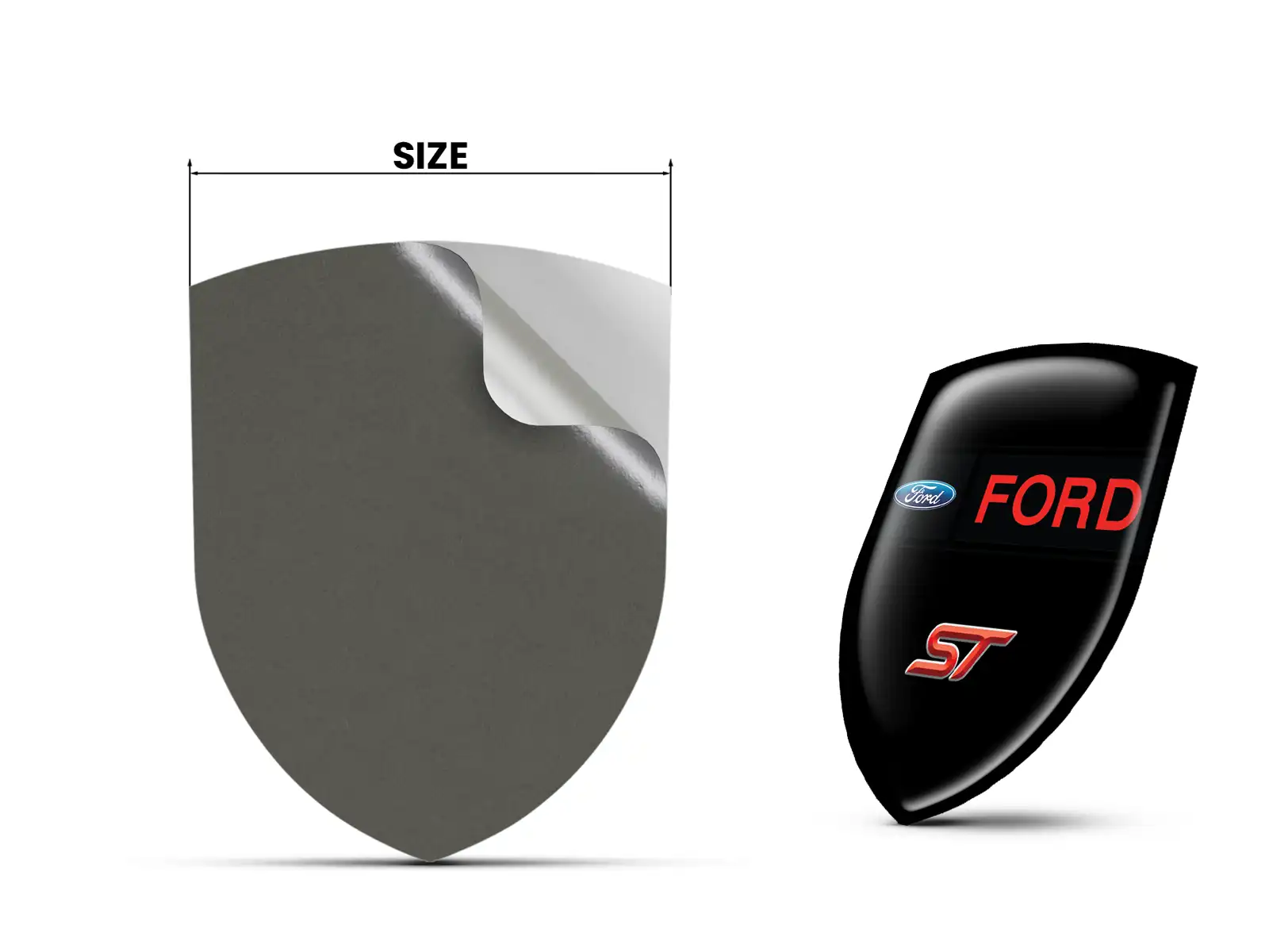 Ford Harz Domes Aufkleber Exklusives Design Edle Badges